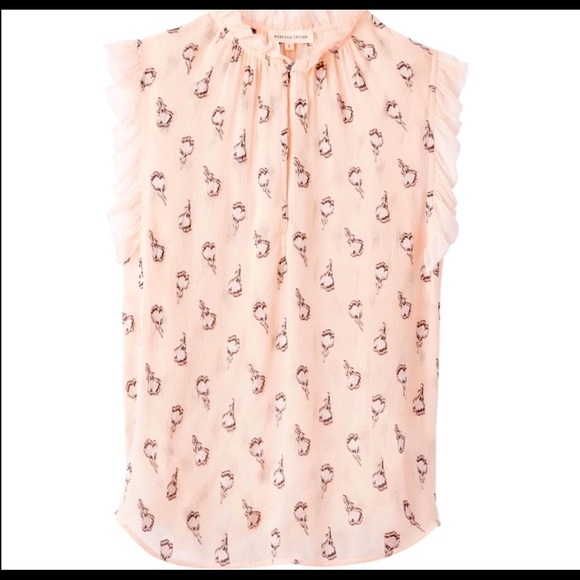 Excellent condition. No flaws. Ruffles on sleeves and neckline. Beautiful. - Picture 1 of 3